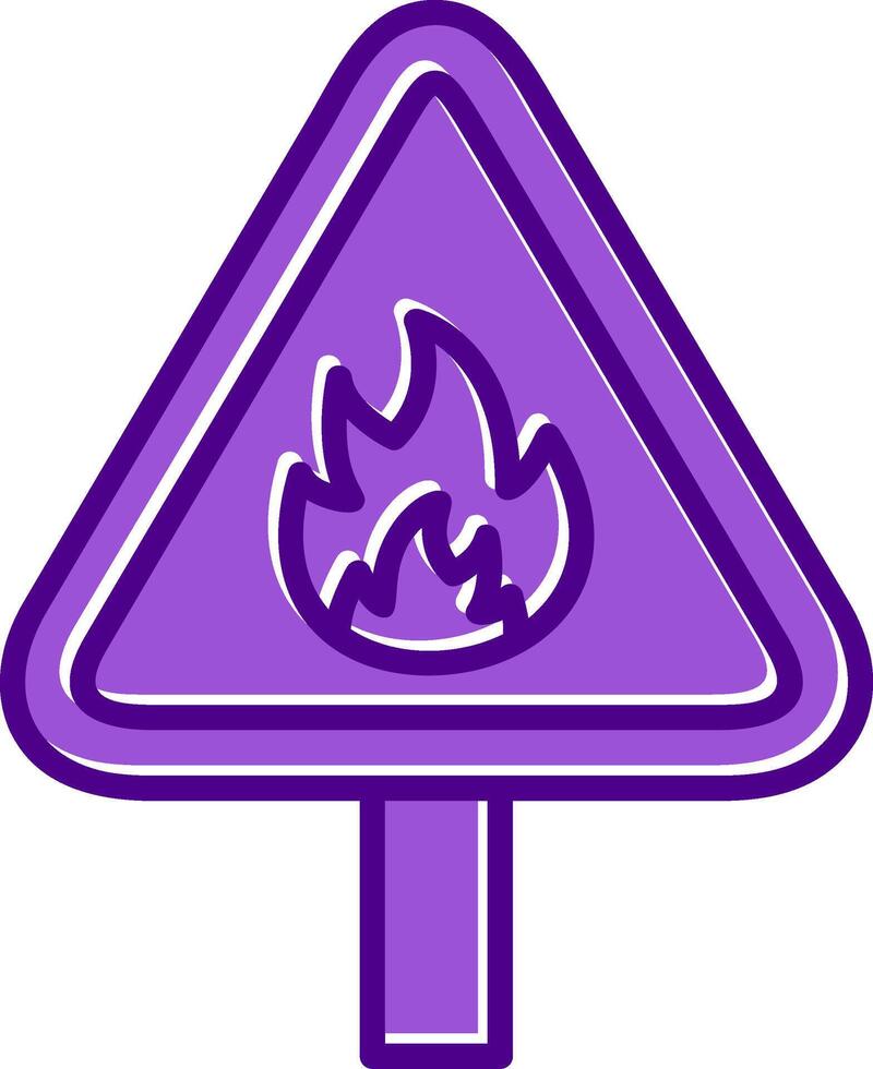 Flammable Vector Icon