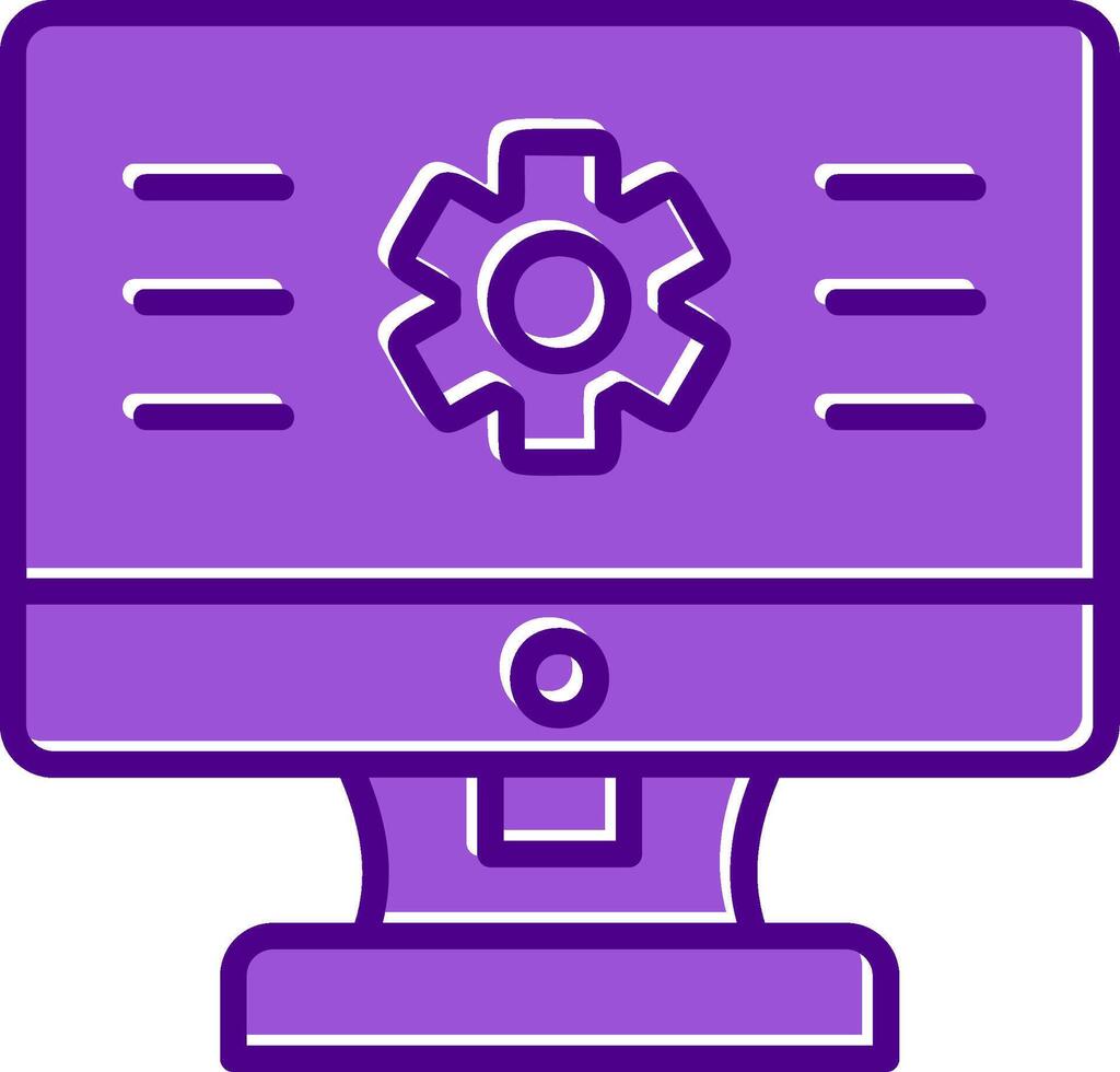 Monitor Vector Icon