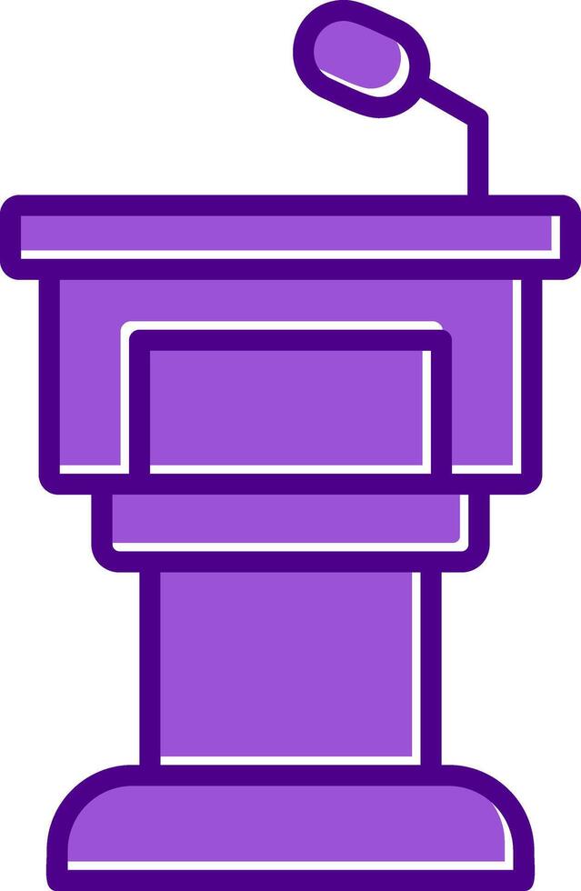 Podium Vector Icon