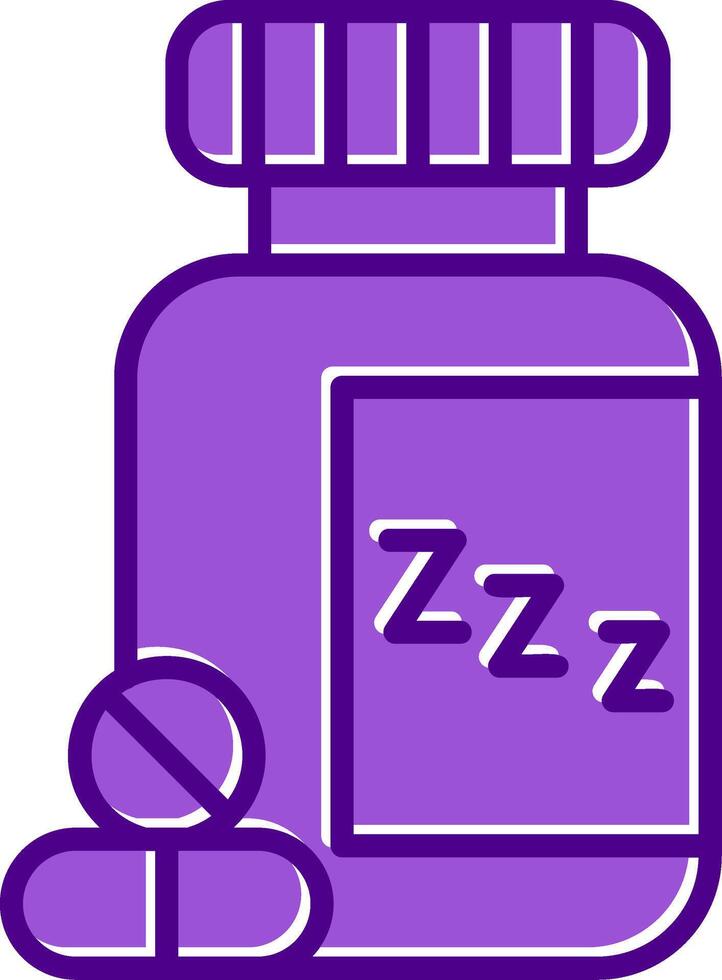 Sleeping Pills Vector Icon