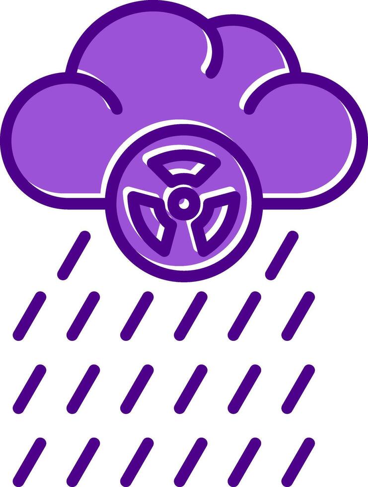 Acid Rain Vector Icon
