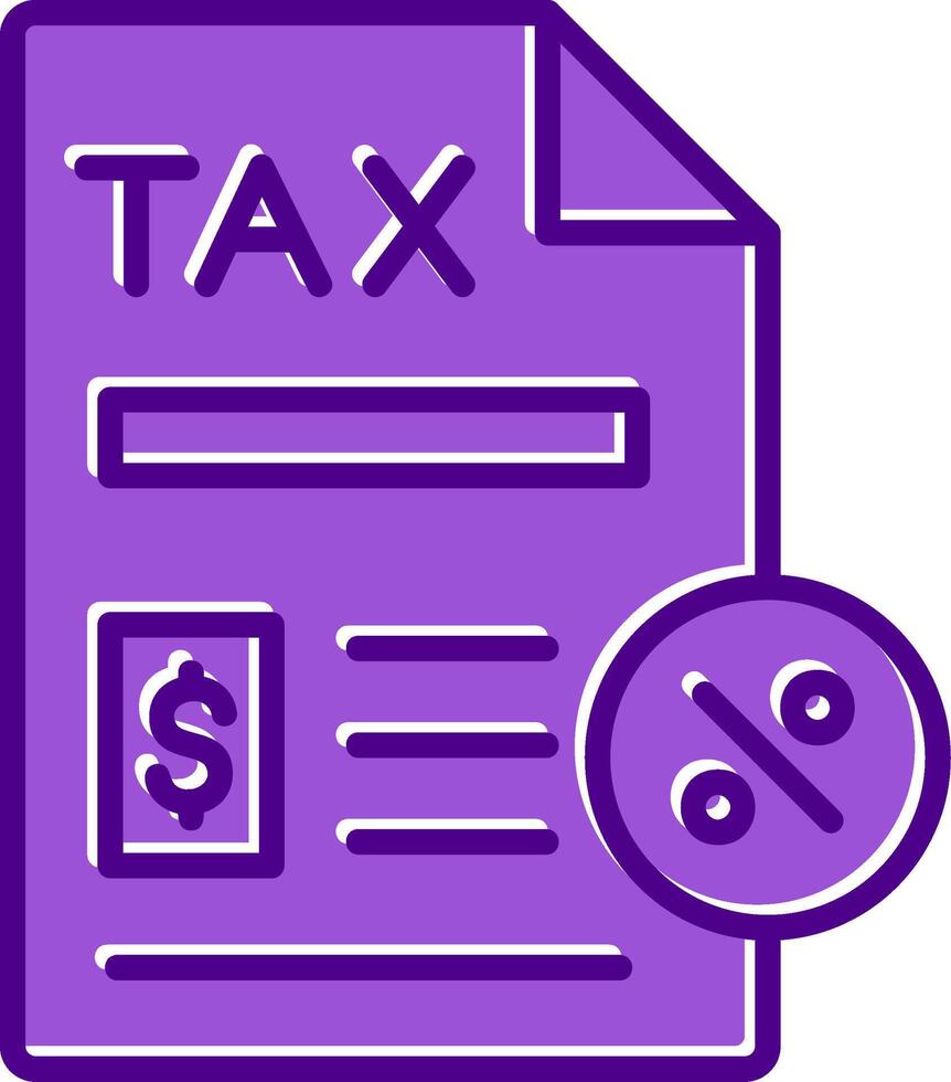 Tax Paperwork Vector Icon