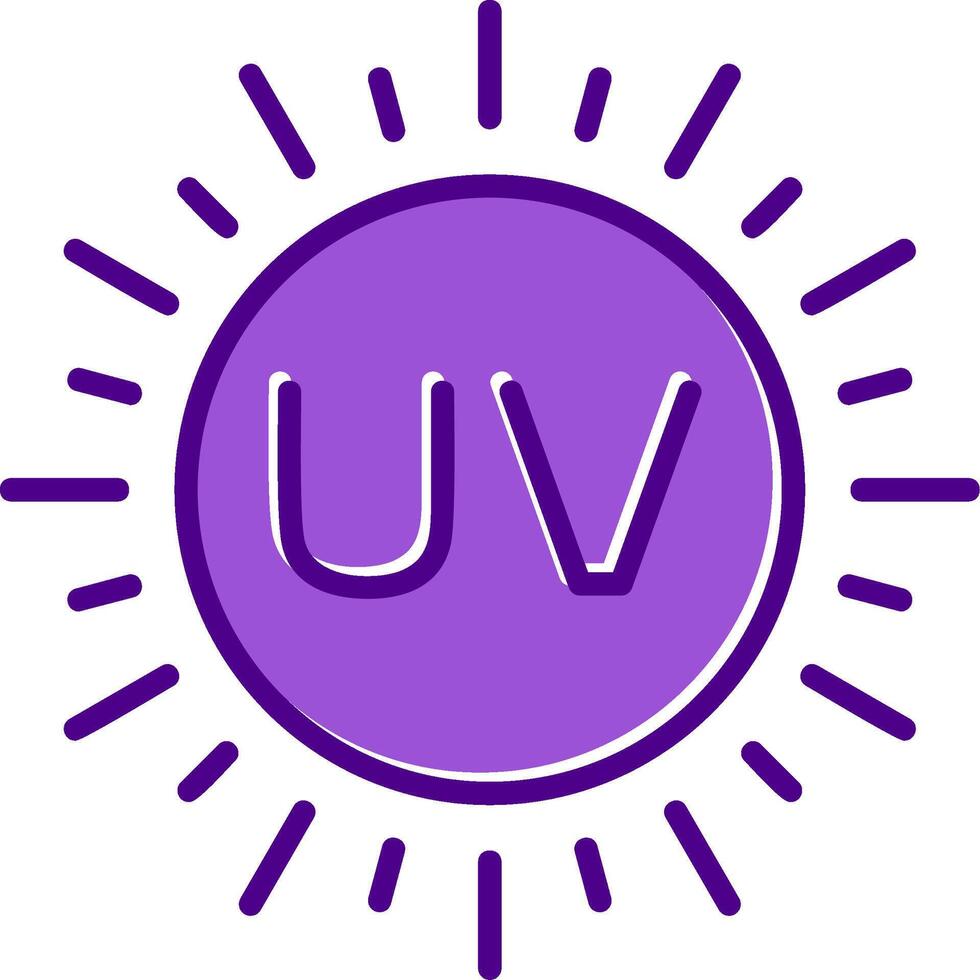 Ultravoilet Vector Icon