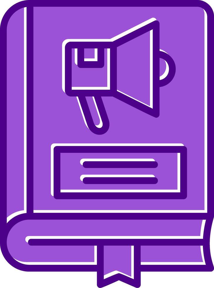 Book Marketing Vector Icon