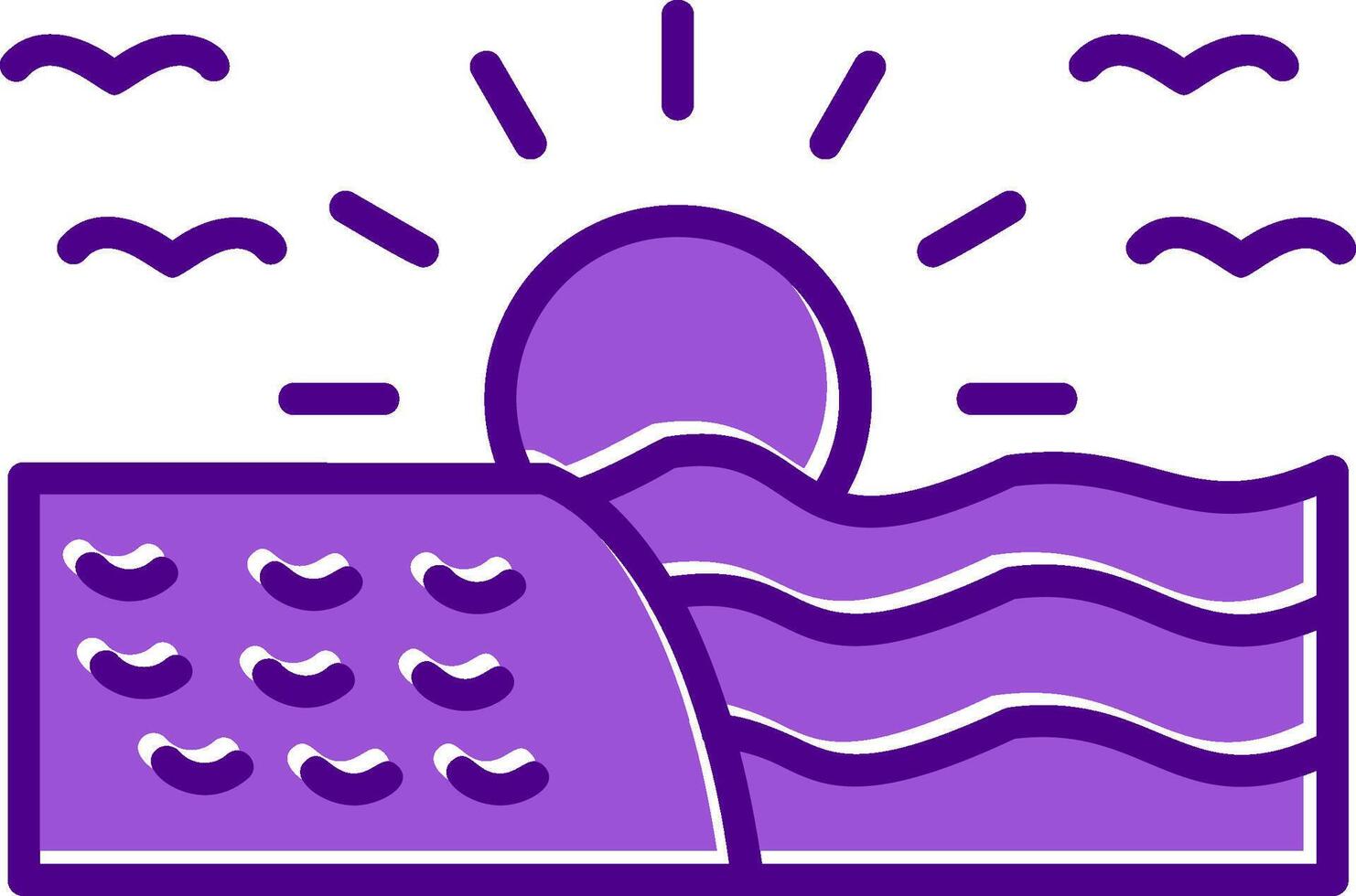 Sunrise Vector Icon