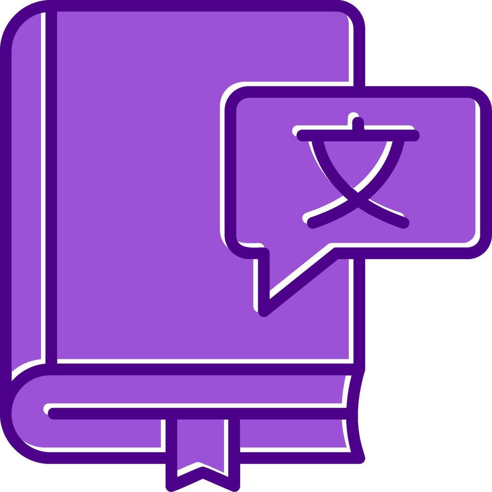 Foreign Language Vector Icon
