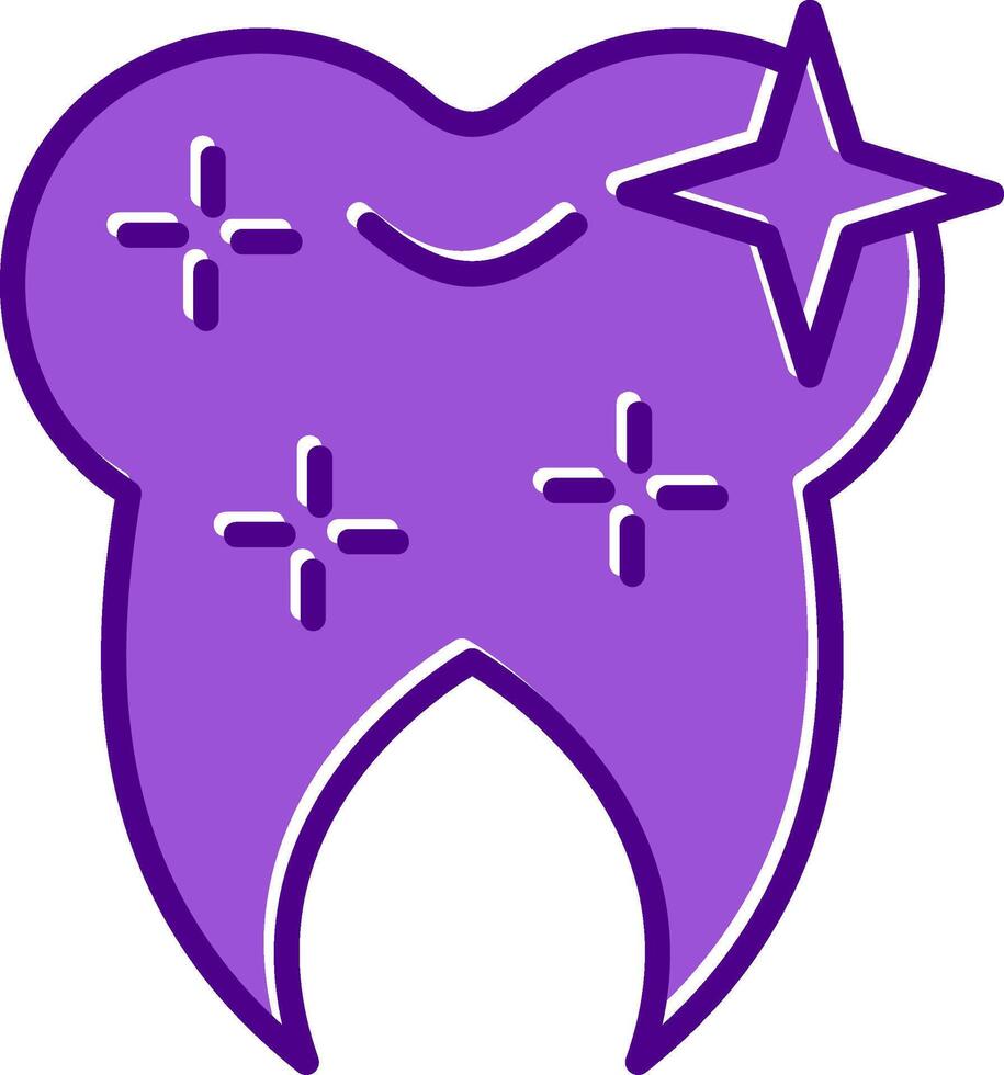 Healthy Clean Tooth Vector Icon