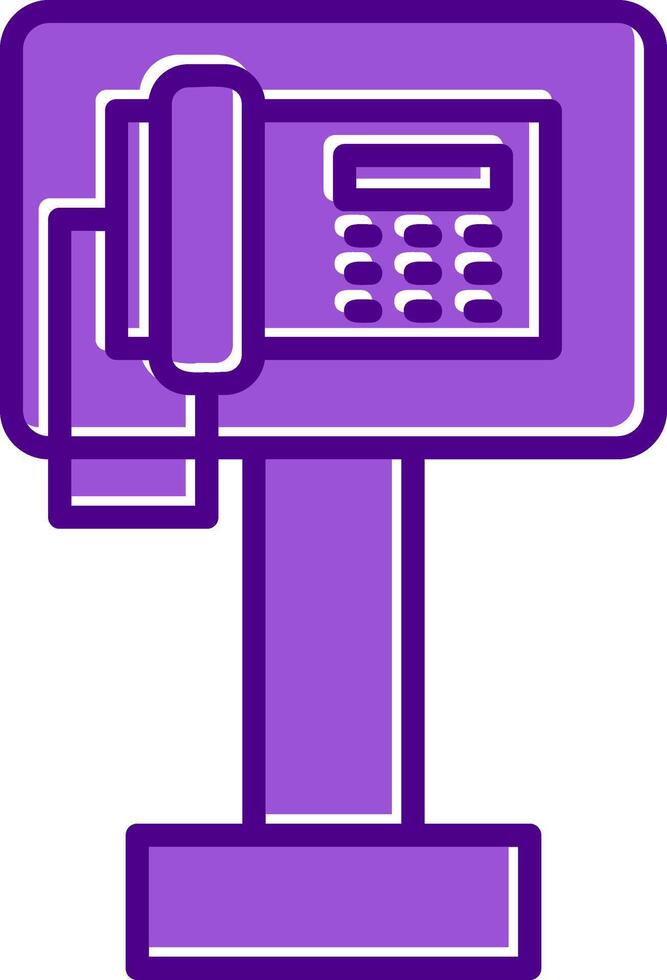 Public Phone Vector Icon