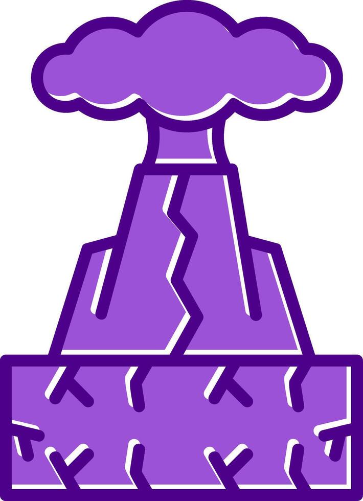 Volcano Vector Icon