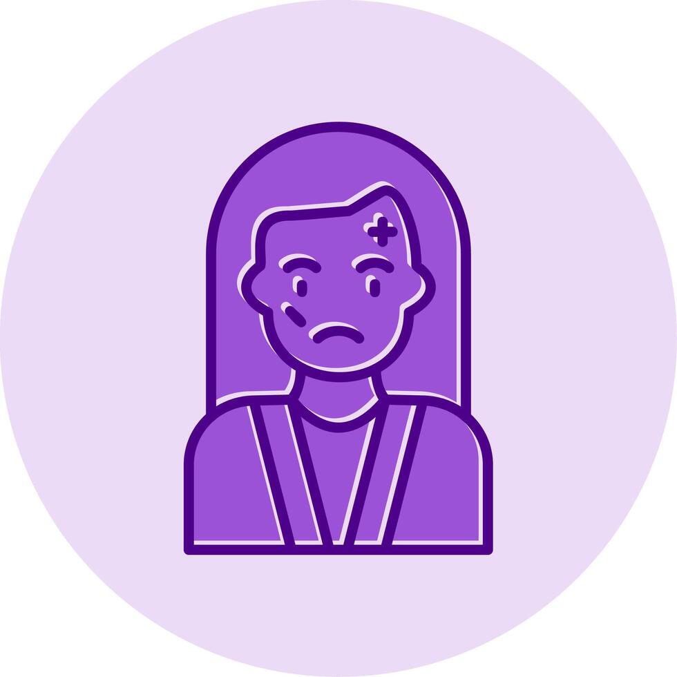 Casualties Women Vector Icon