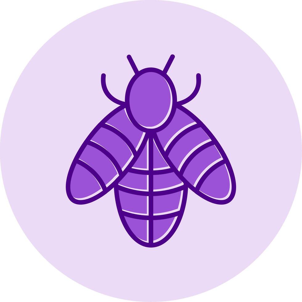 icono de vector de abeja