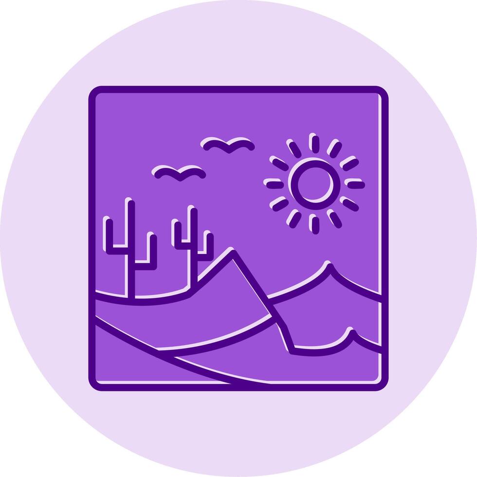 Desert Vector Icon