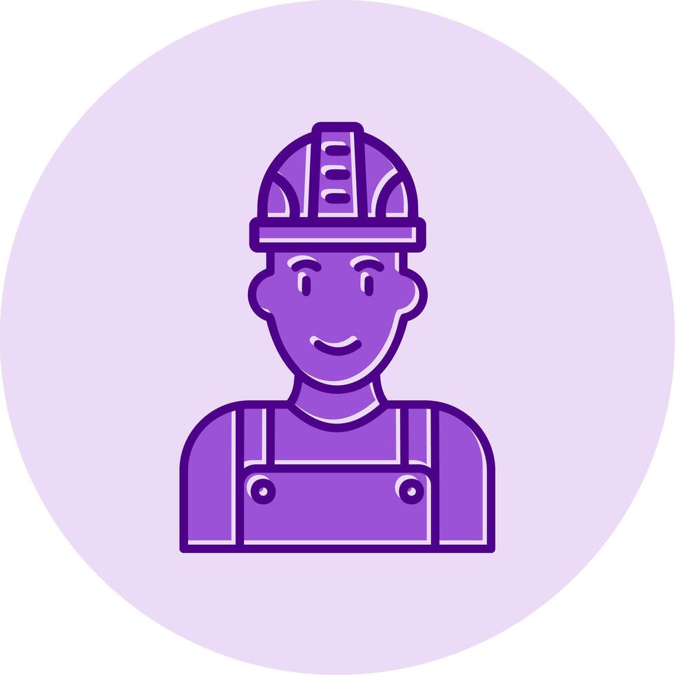 Factory Worker Vector Icon