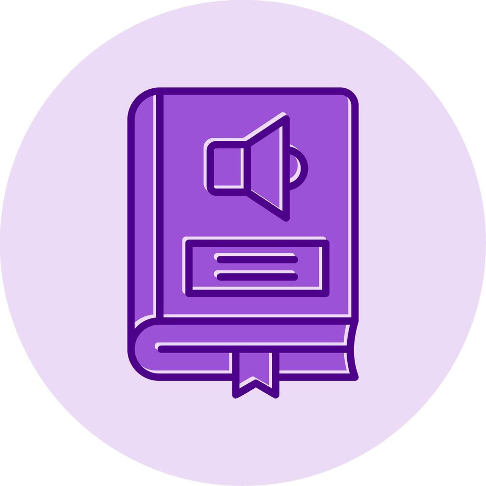 Audio Book Vector Icon