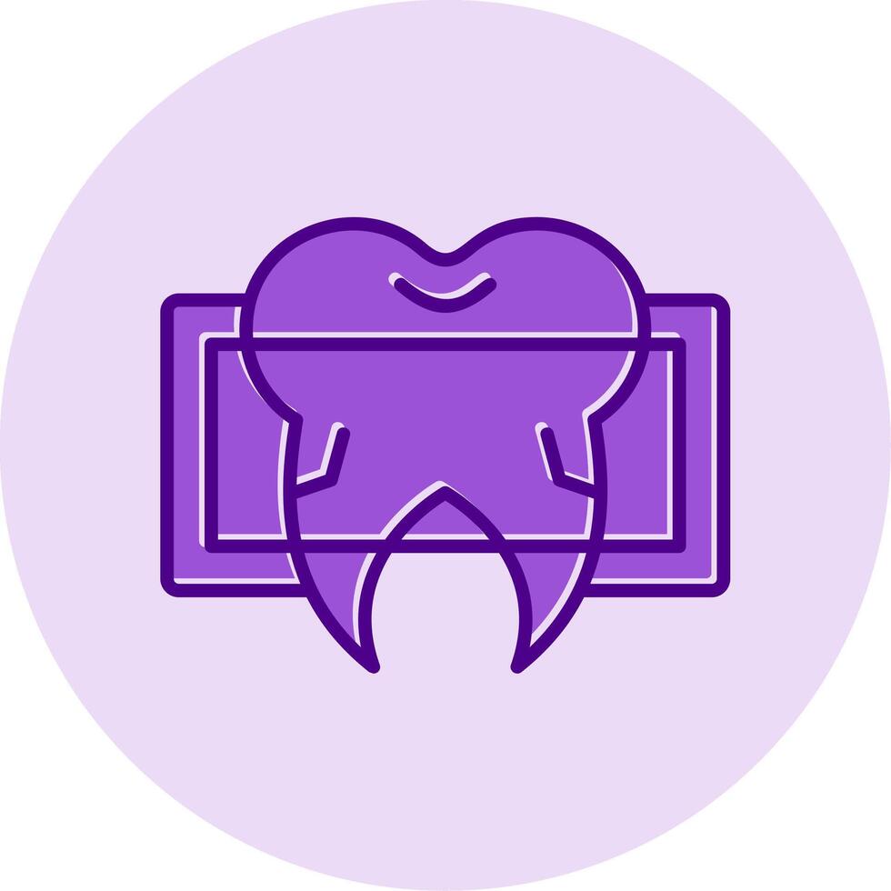 Dental X Ray Vector Icon