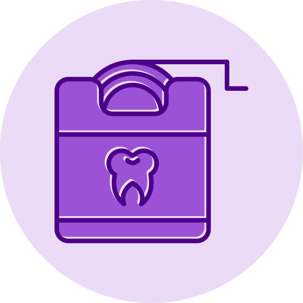 Dental Floss Vector Icon