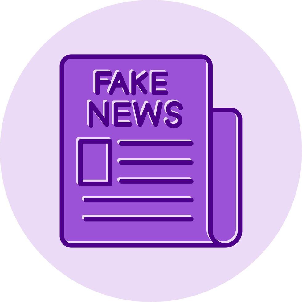Fake News Vector Icon