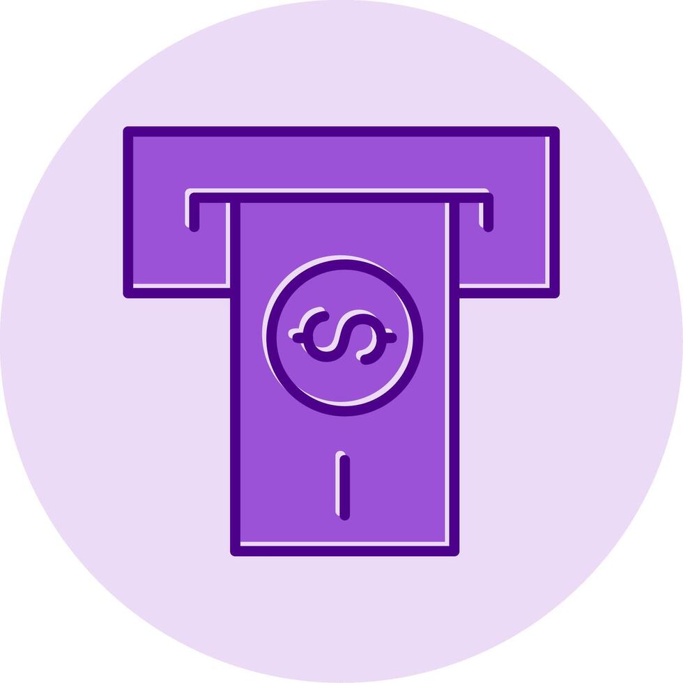 Withdraw Money Vector Icon