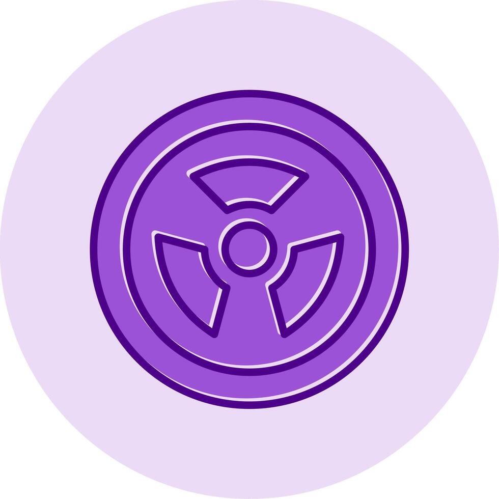 Radiation Vector Icon