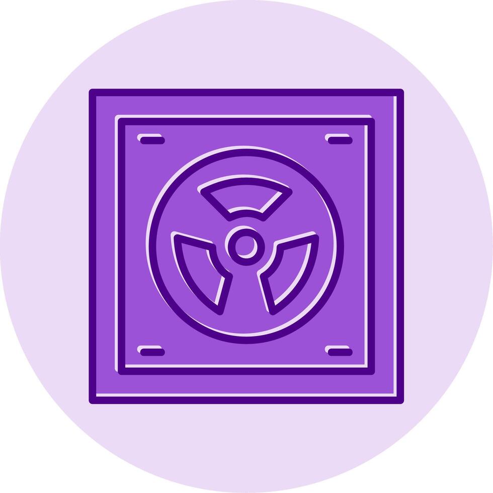 Radioactive Vector Icon
