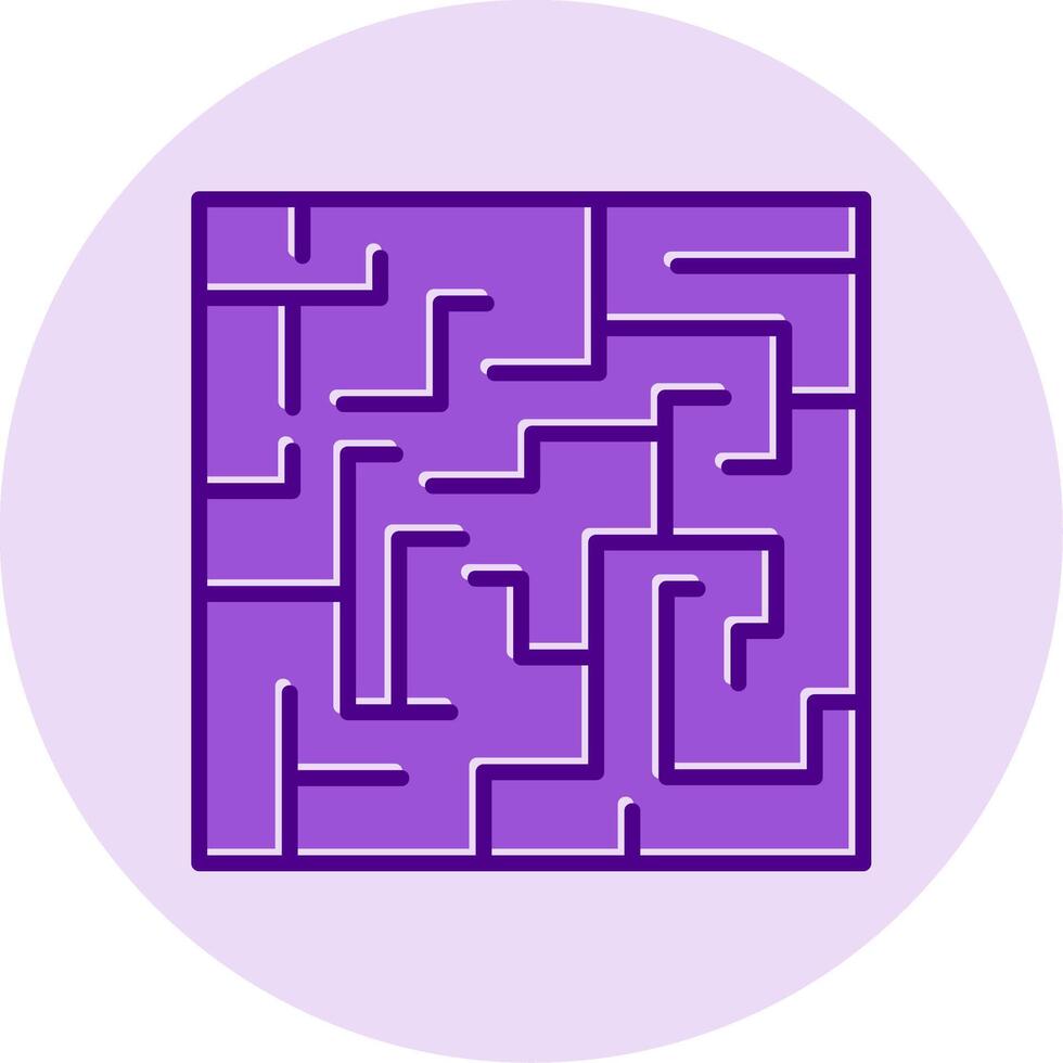 Maze Vector Icon