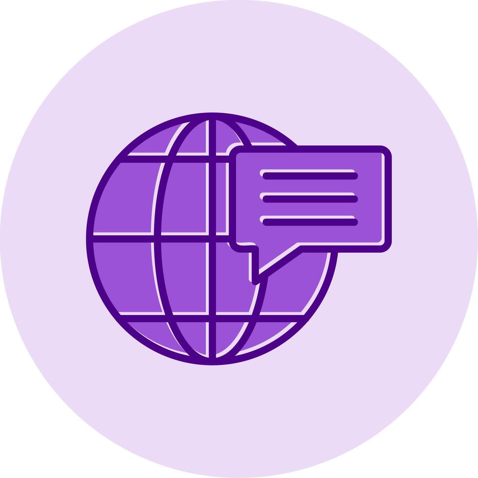 World Communication Vector Icon