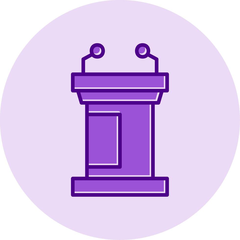 Podium Vector Icon