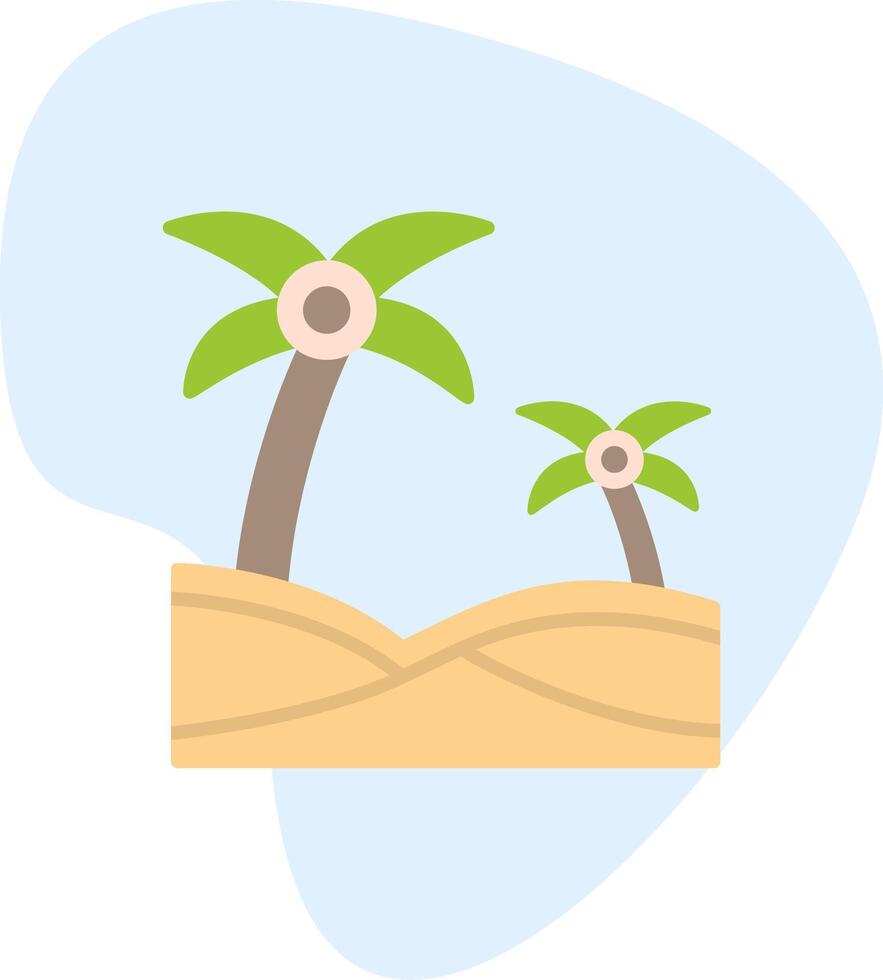 Oasis Vector Icon