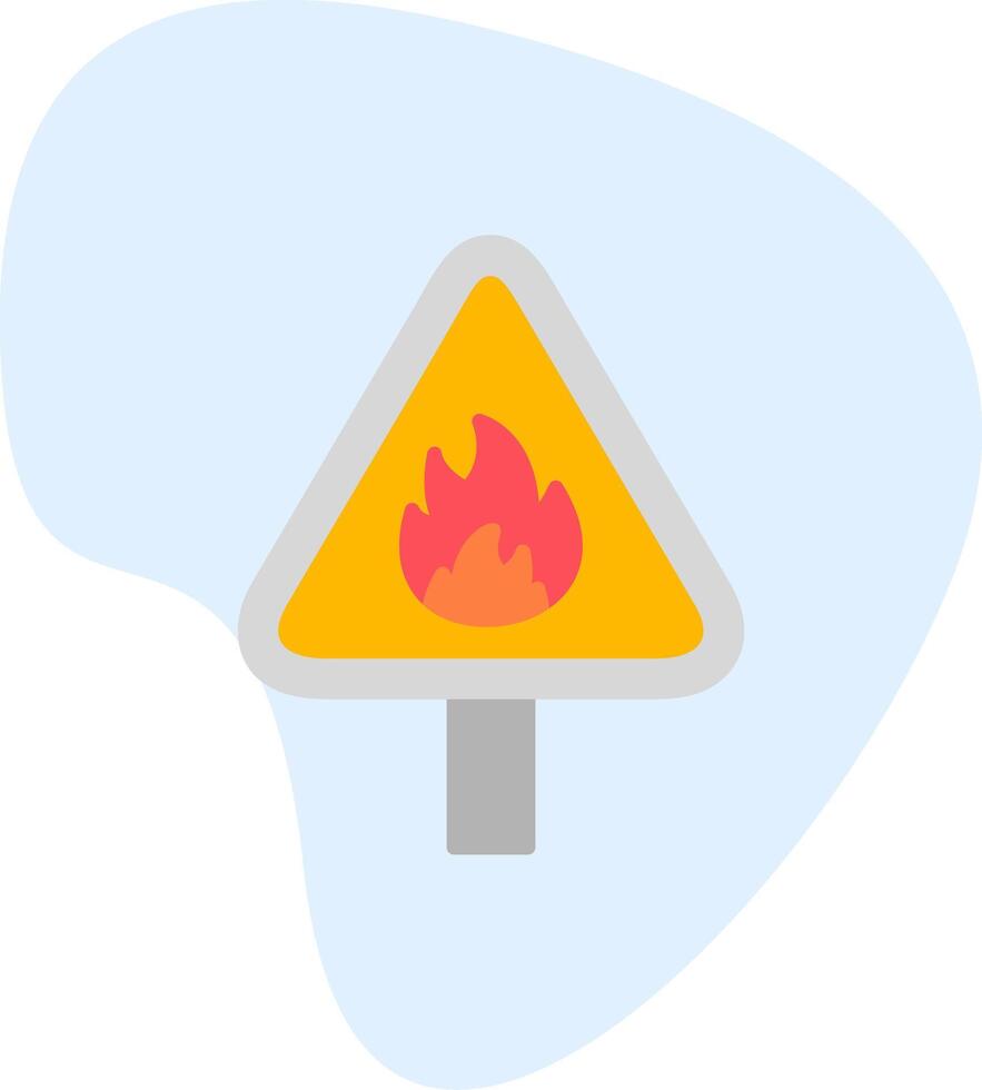 Flammable Vector Icon