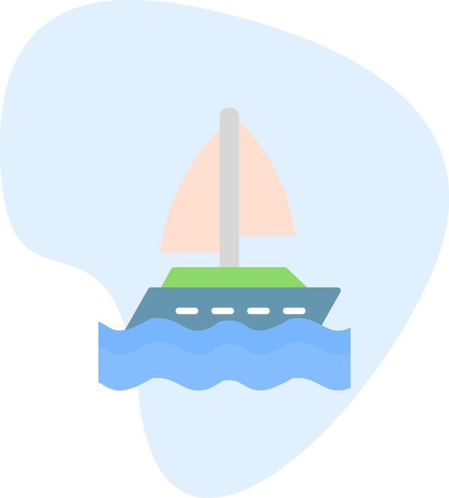 icono de vector de yate