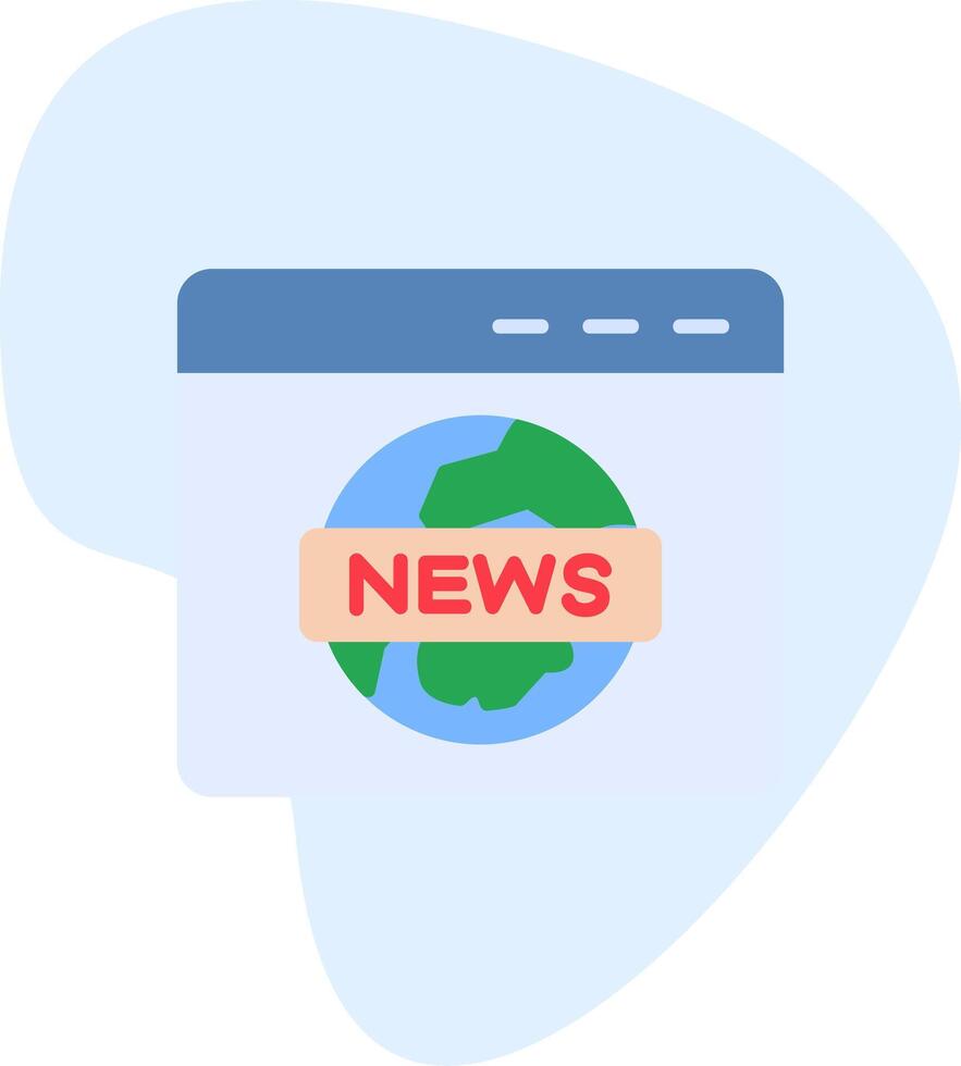 News Report Vector Icon