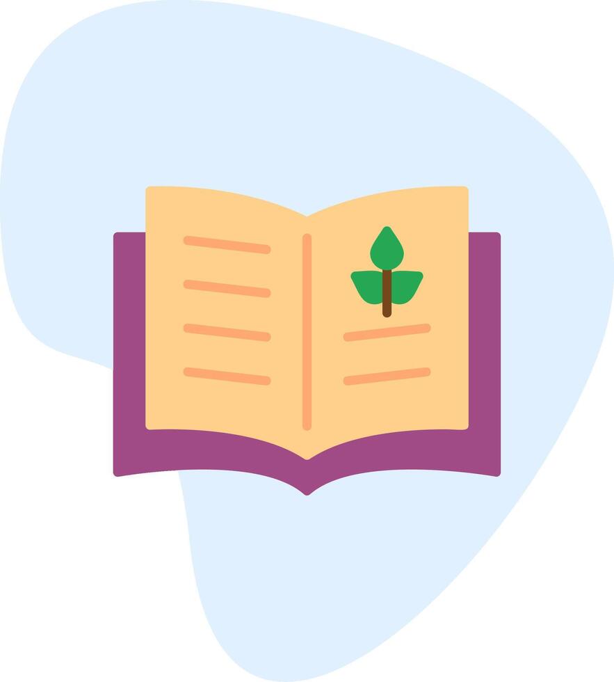 Biology Book Vector Icon