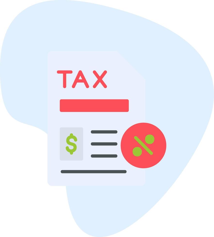 Tax Paperwork Vector Icon