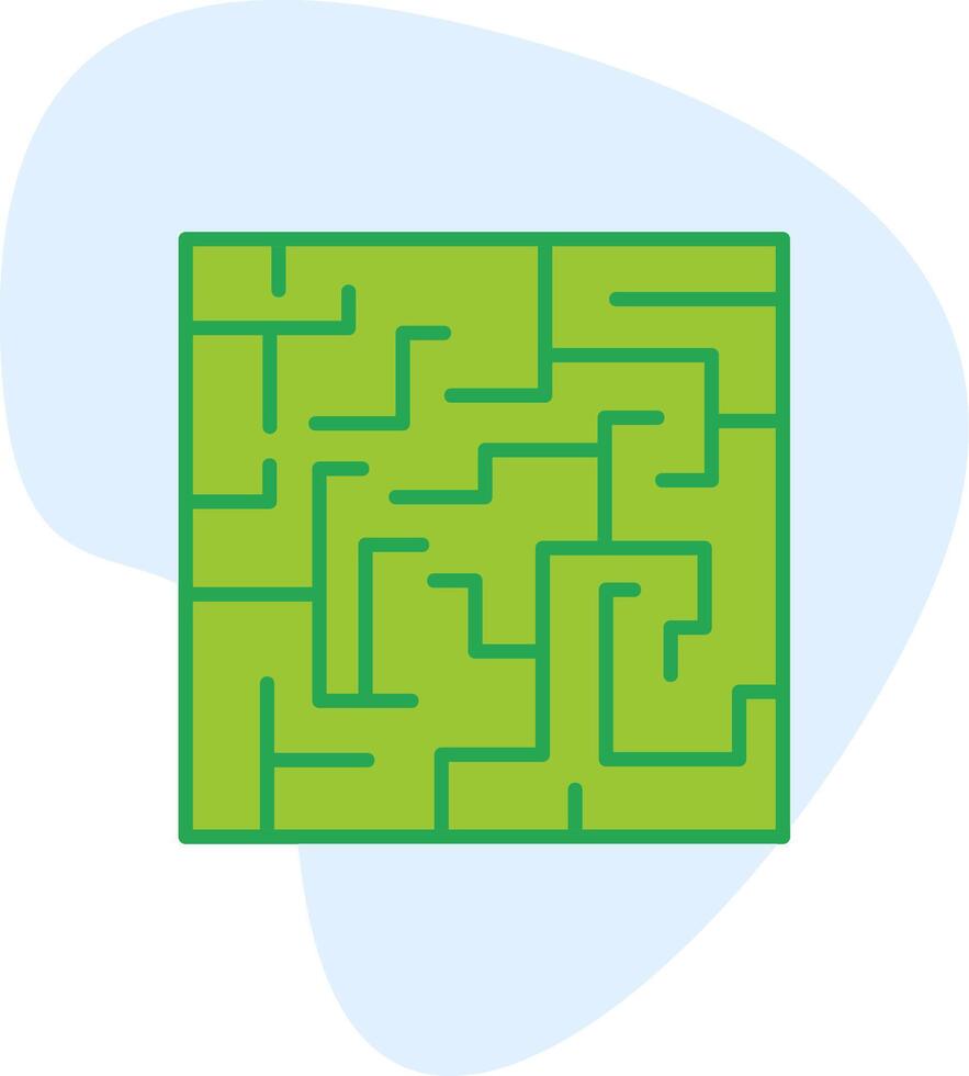 Maze Vector Icon