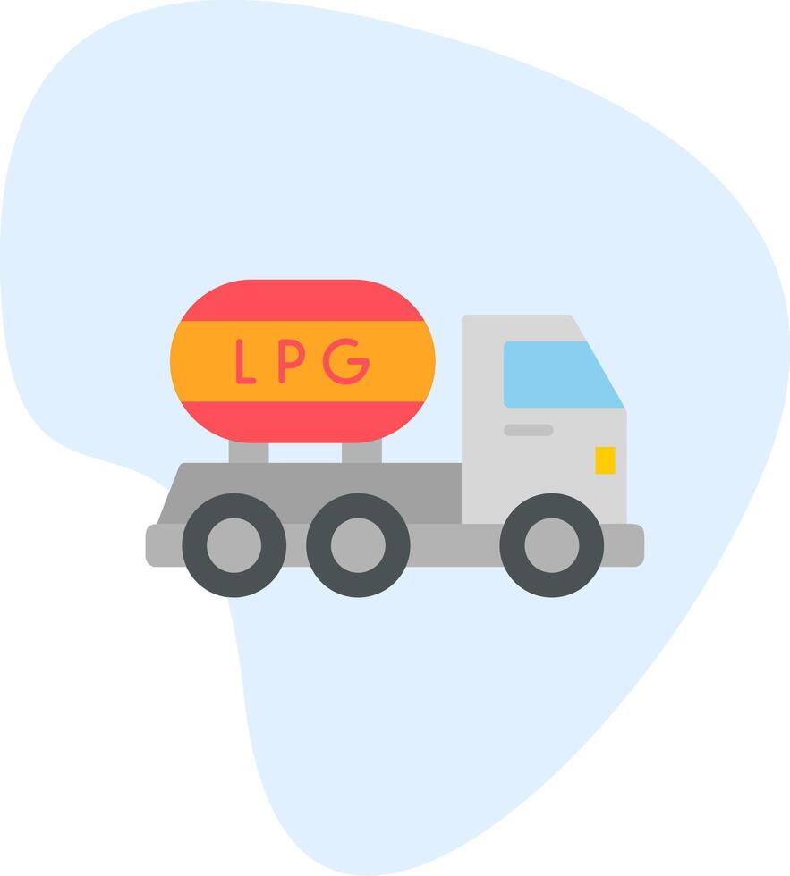 Gas Truck Vector Icon