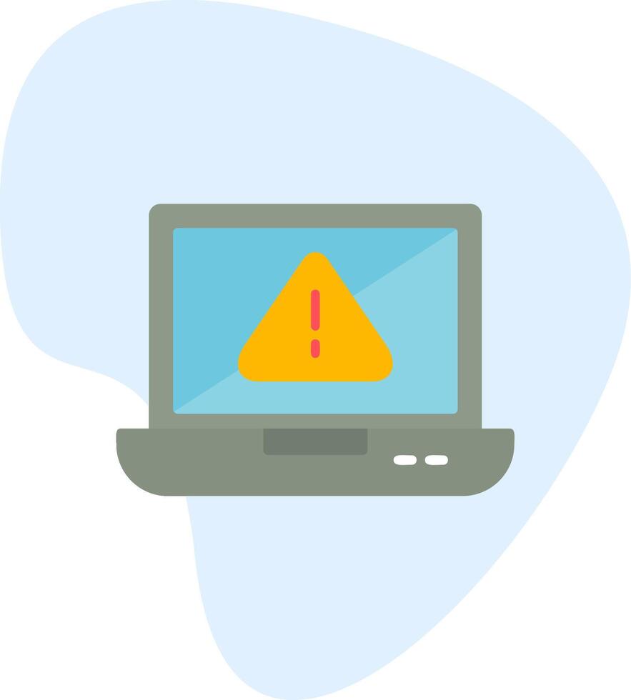 laptop Virus Vector Icon