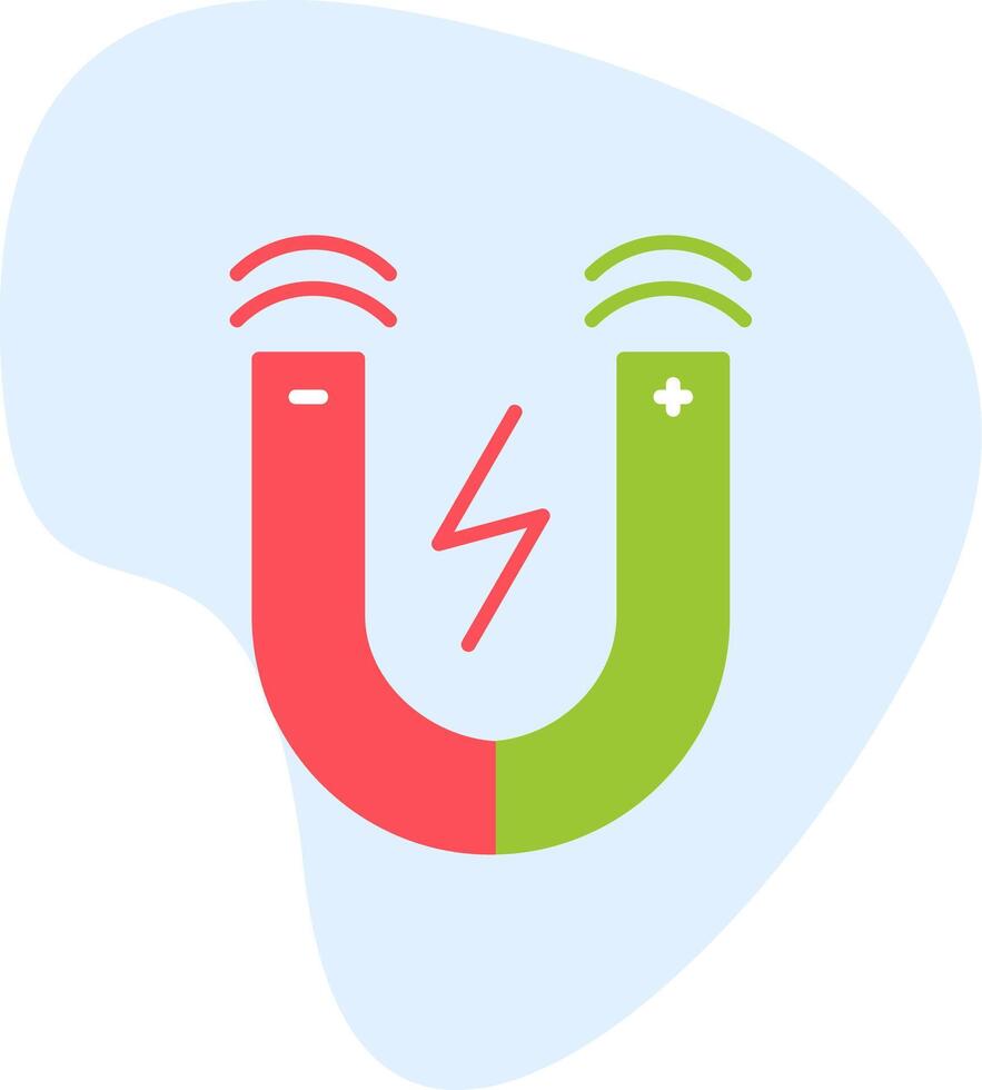 Magnetic Field Vector Icon