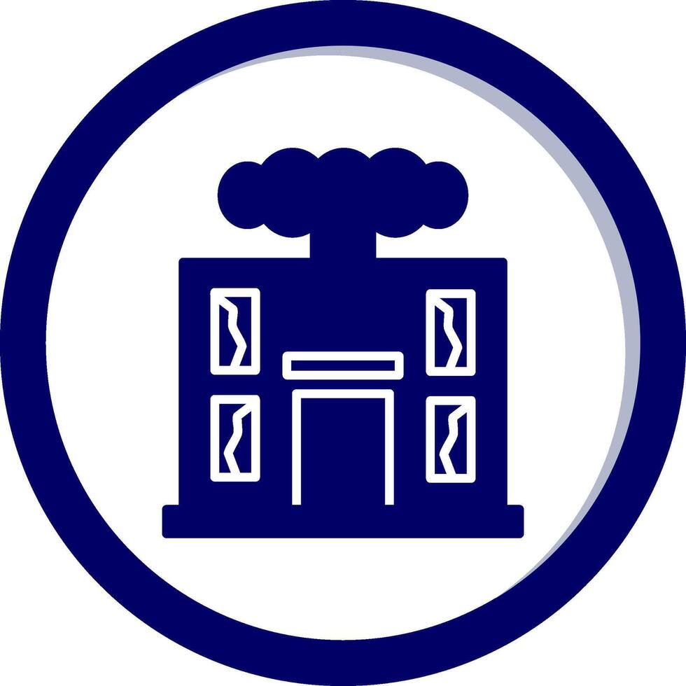 War Destruction Vector Icon