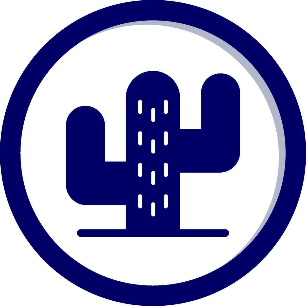 icono de vector de cactus