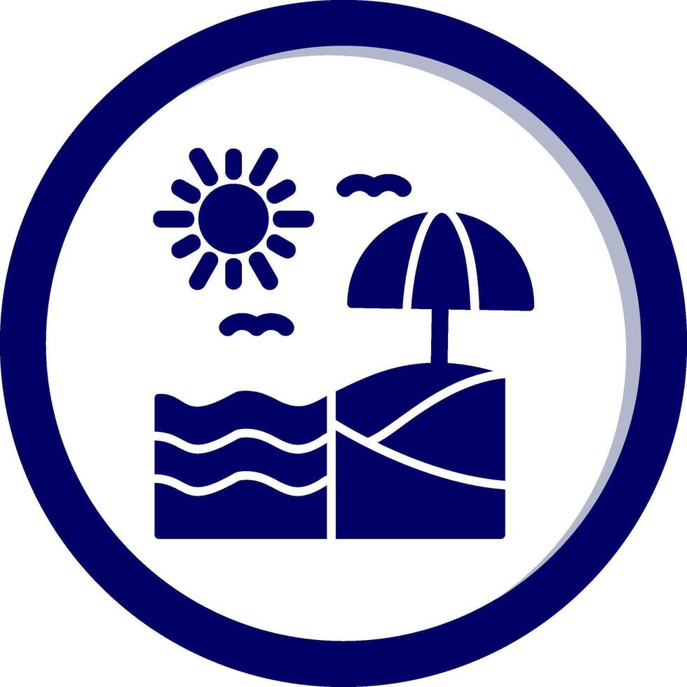 Beach Vector Icon
