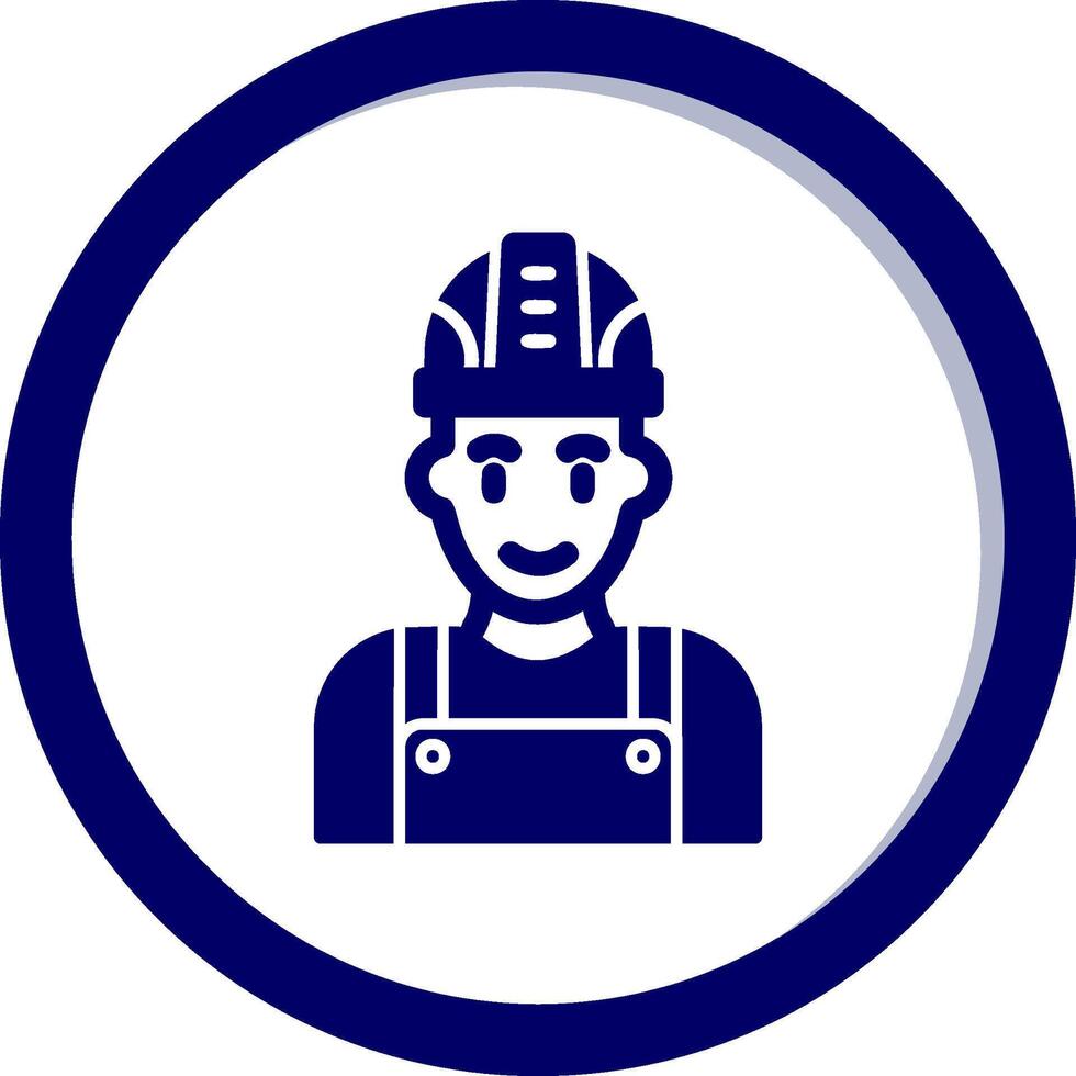 Factory Worker Vector Icon