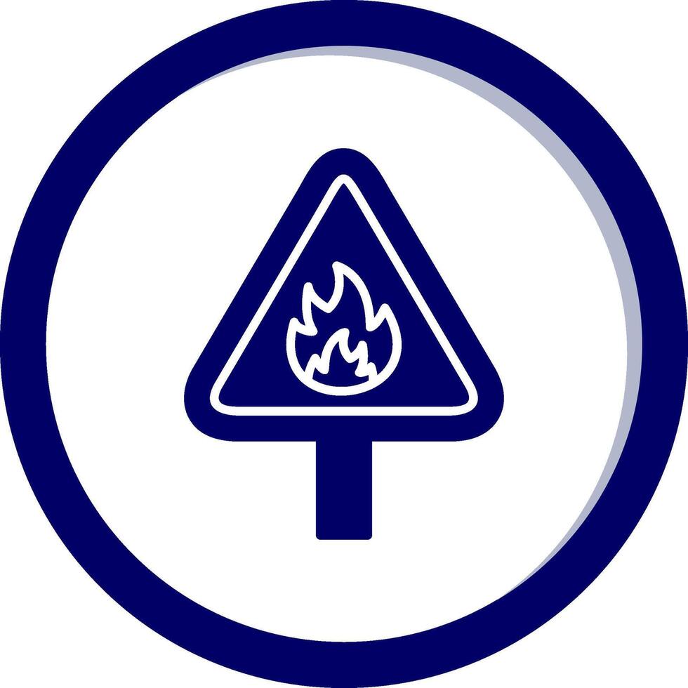 Flammable Vector Icon