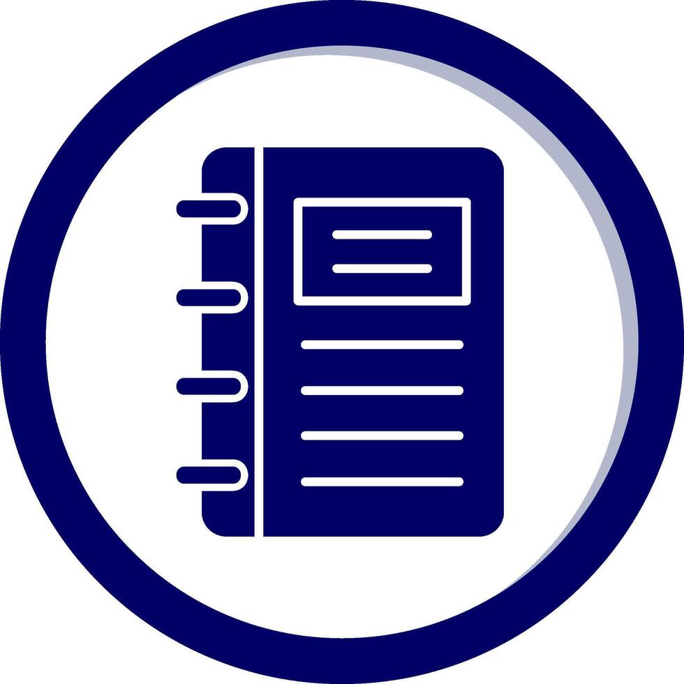 Notebook Vector Icon