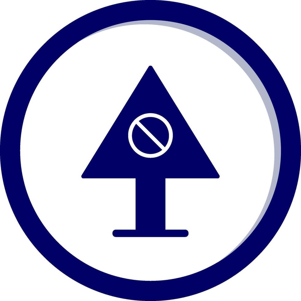 icono de vector prohibido