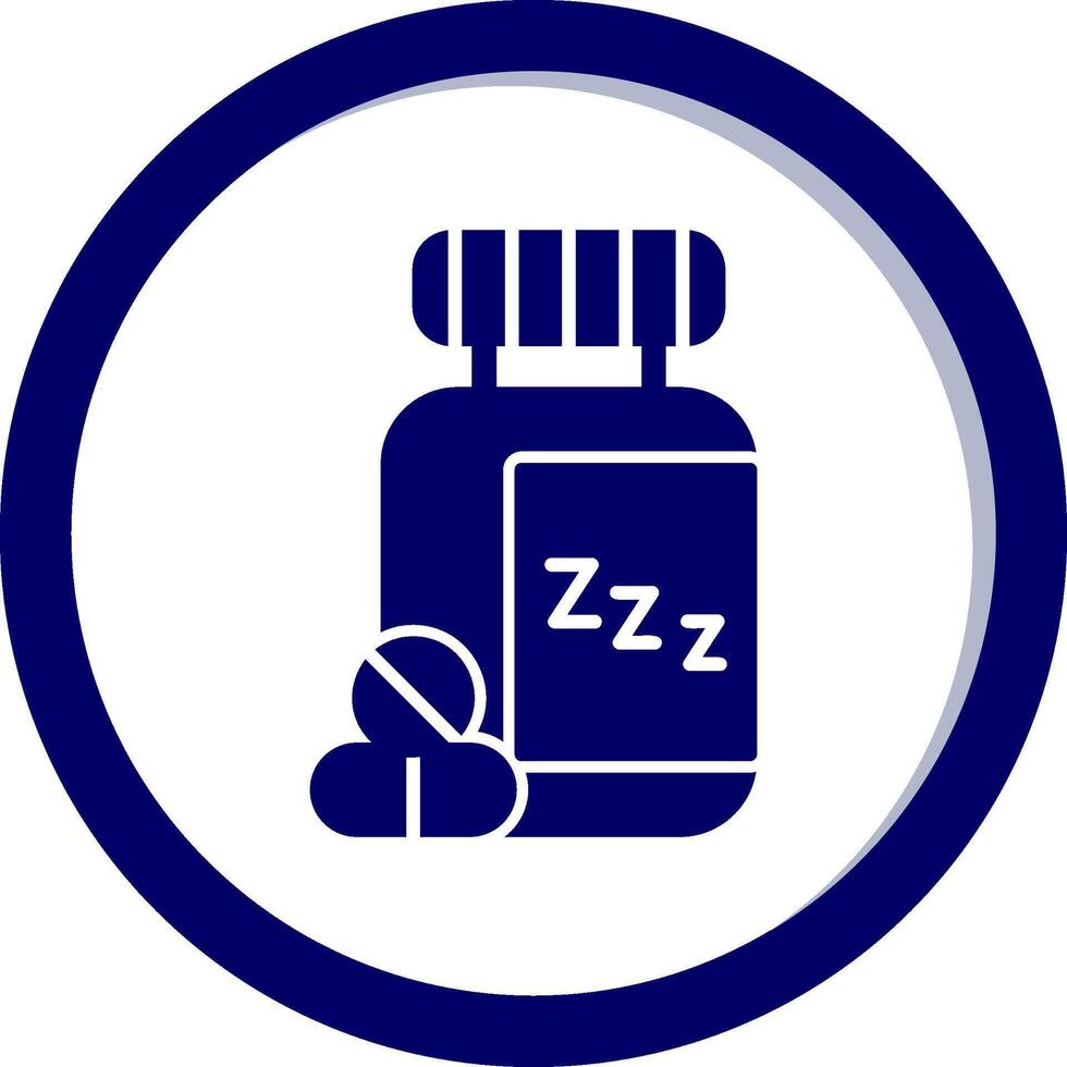 Sleeping Pills Vector Icon