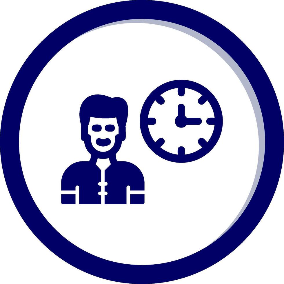 Work Time Vector Icon