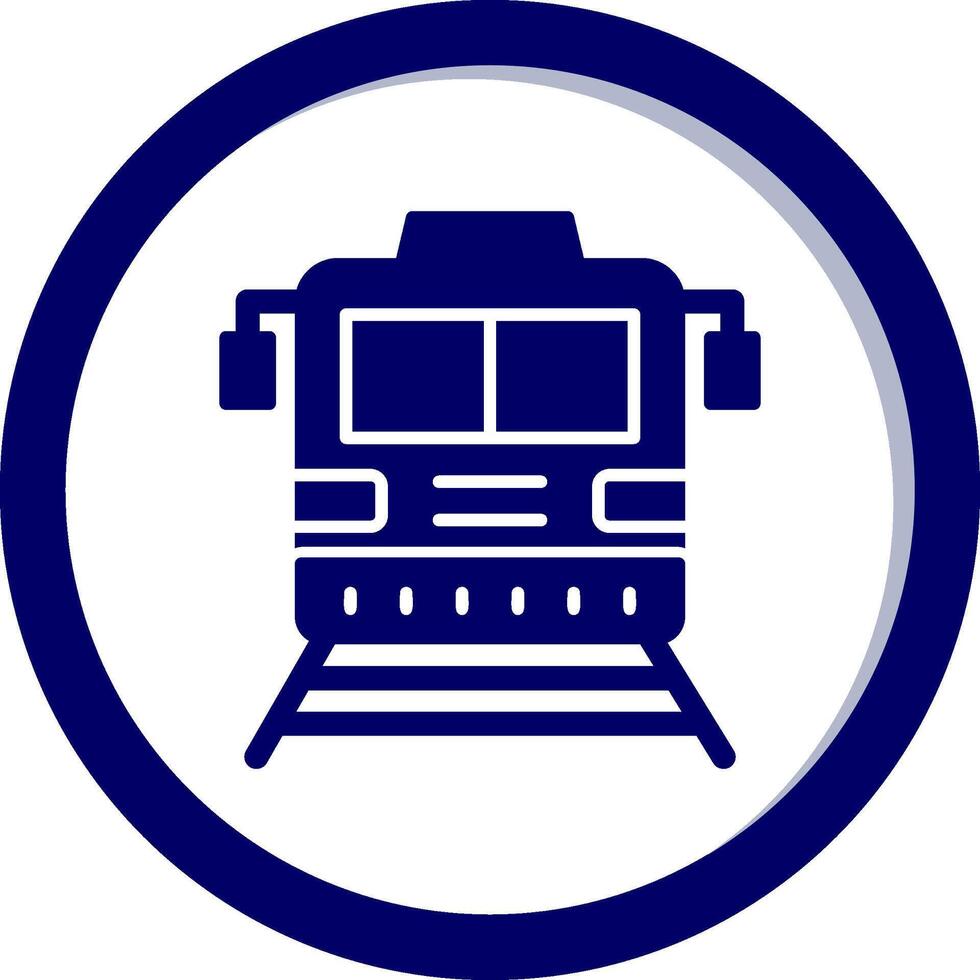 icono de vector de tren