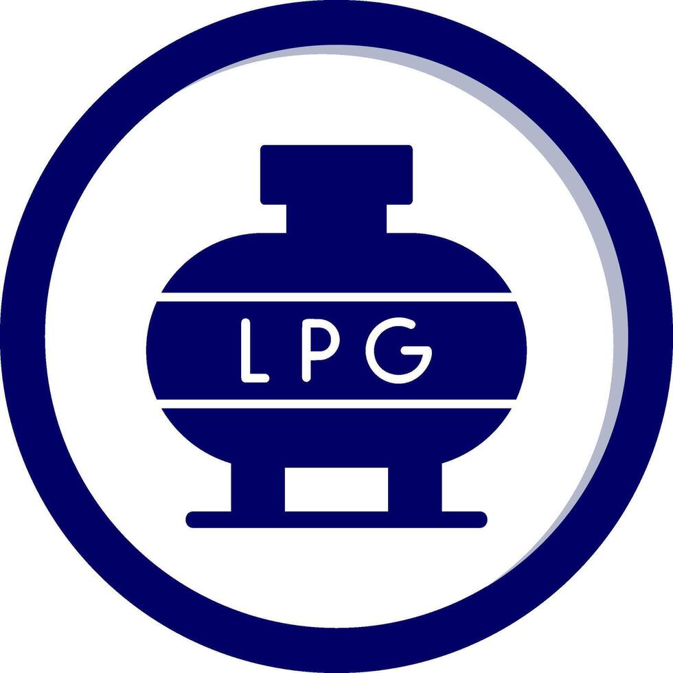 Liquefied Petroleum Gas Vector Icon