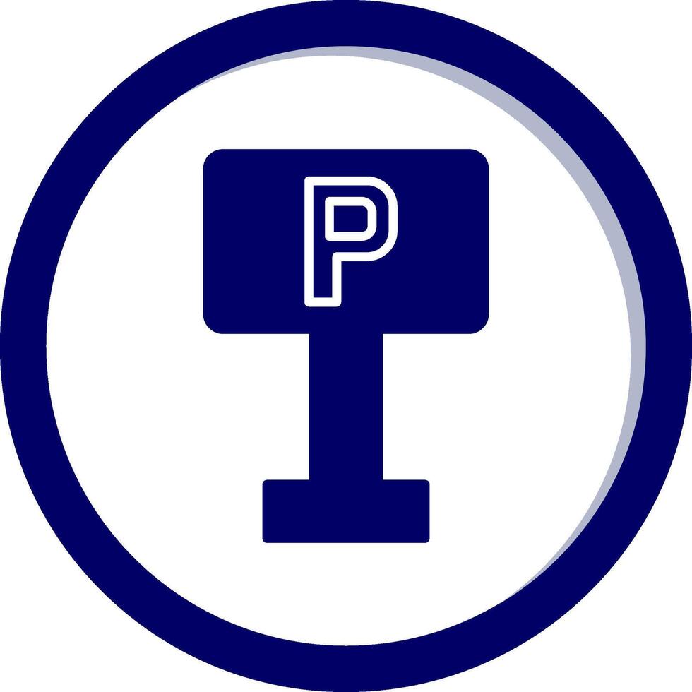 Parking Sign Vector Icon