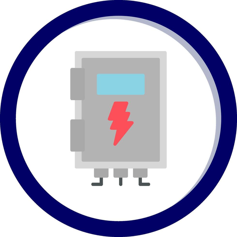 High Voltage Box Vector Icon